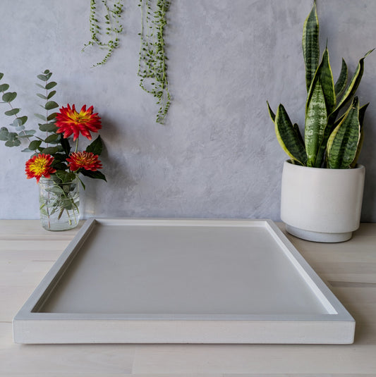 15" Square Concrete Tray
