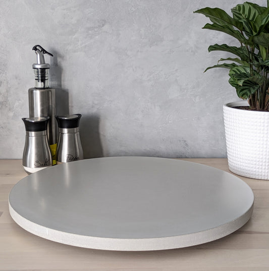 15" Large Concrete Lazy Susan Turntable