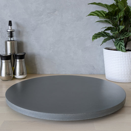 15" Large Concrete Lazy Susan Turntable