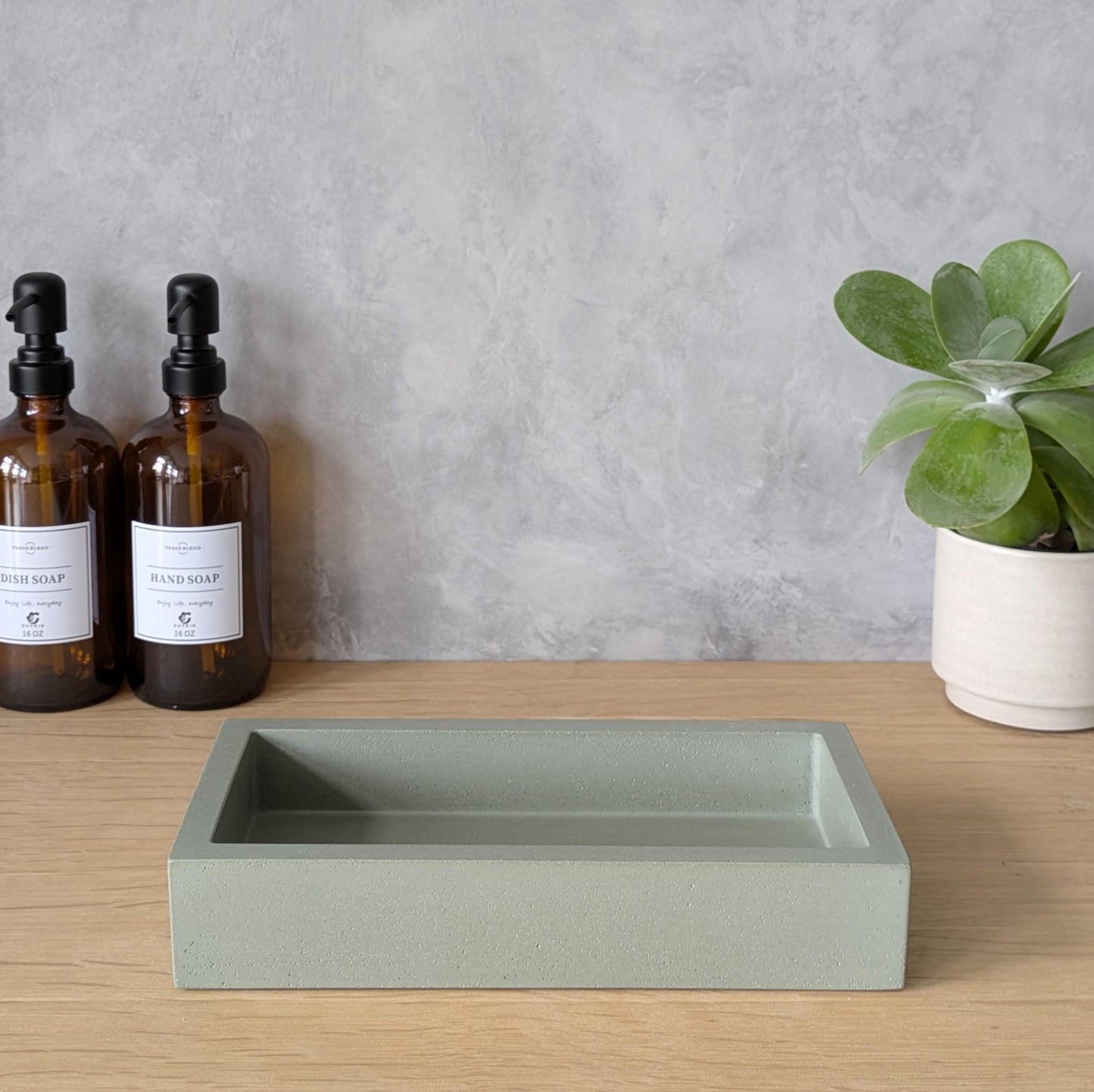 Concrete Trifold Paper Towel Tray
