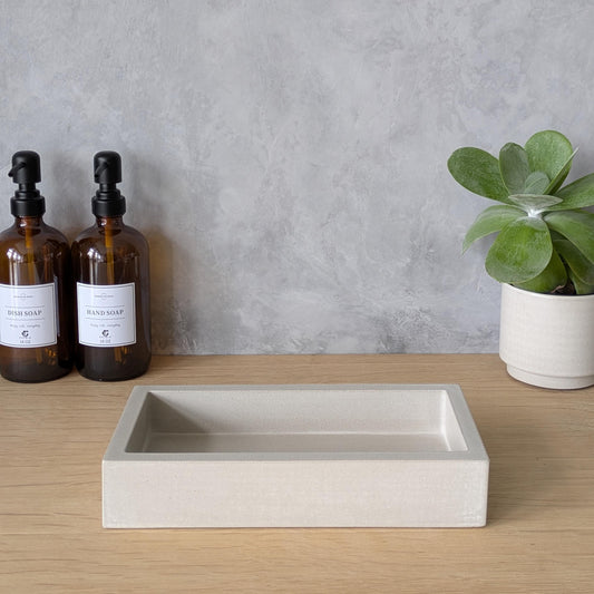 Concrete Trifold Paper Towel Tray