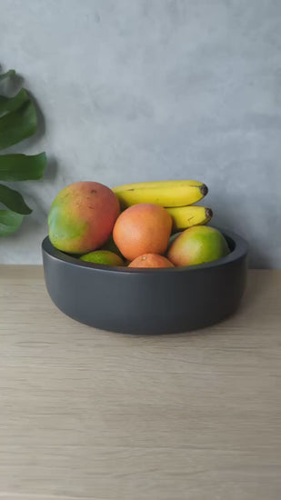 Heavy Concrete Fruit Bowl