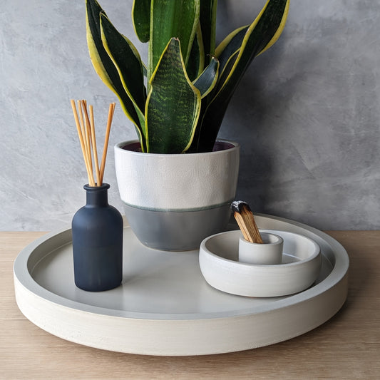 13.5" or 15" Round Concrete Tray