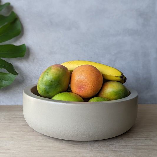Heavy Concrete Fruit Bowl