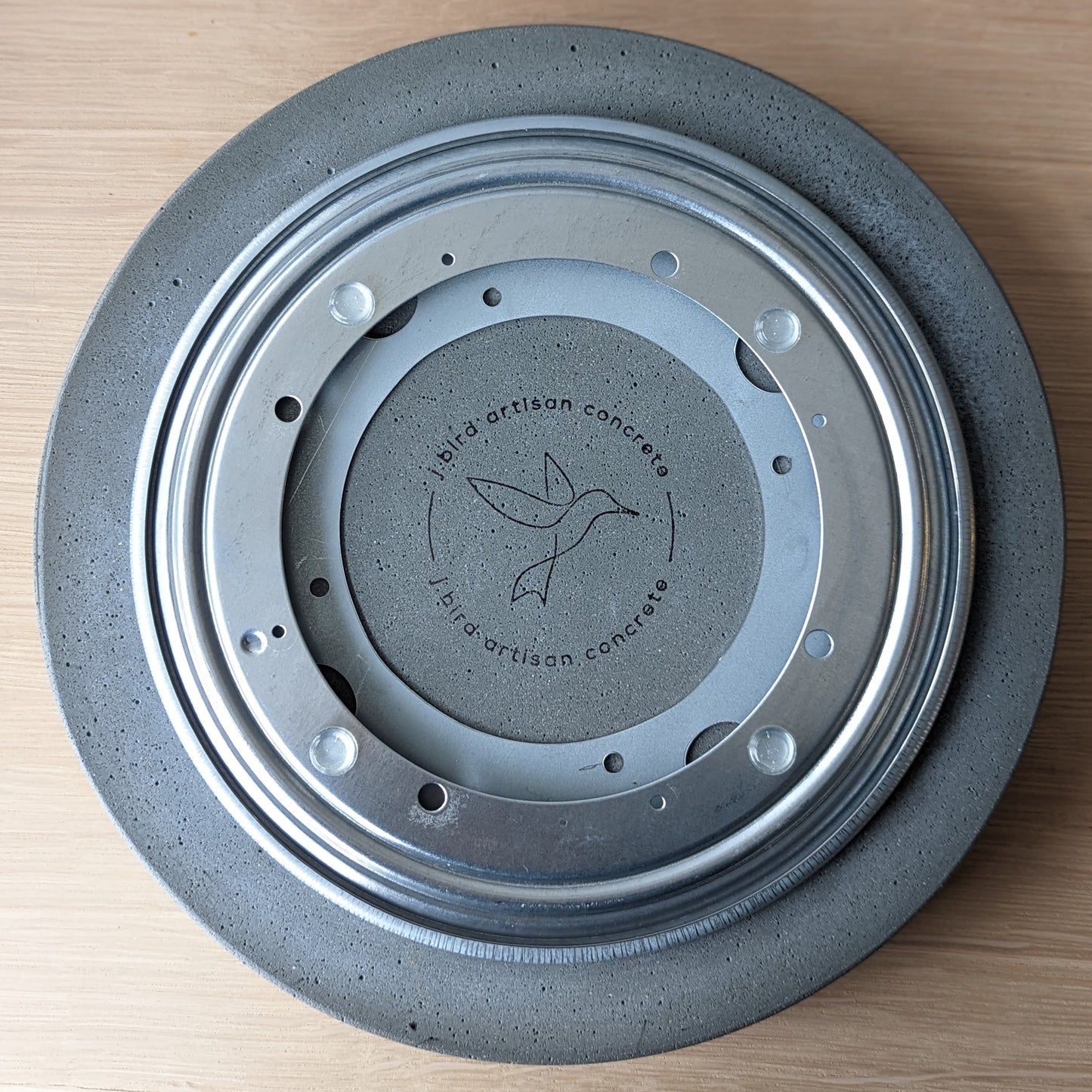 11.5" Concrete Lazy Susan Turntable