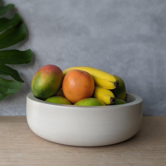 Heavy Concrete Fruit Bowl
