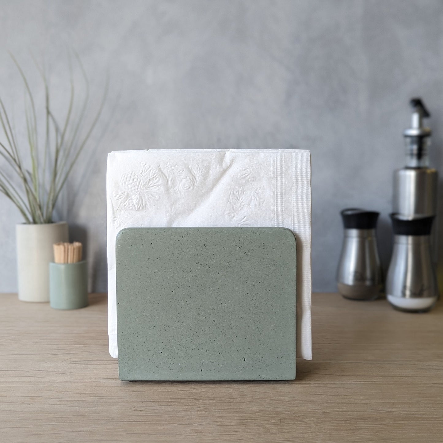 Concrete Dinner Napkin Holder