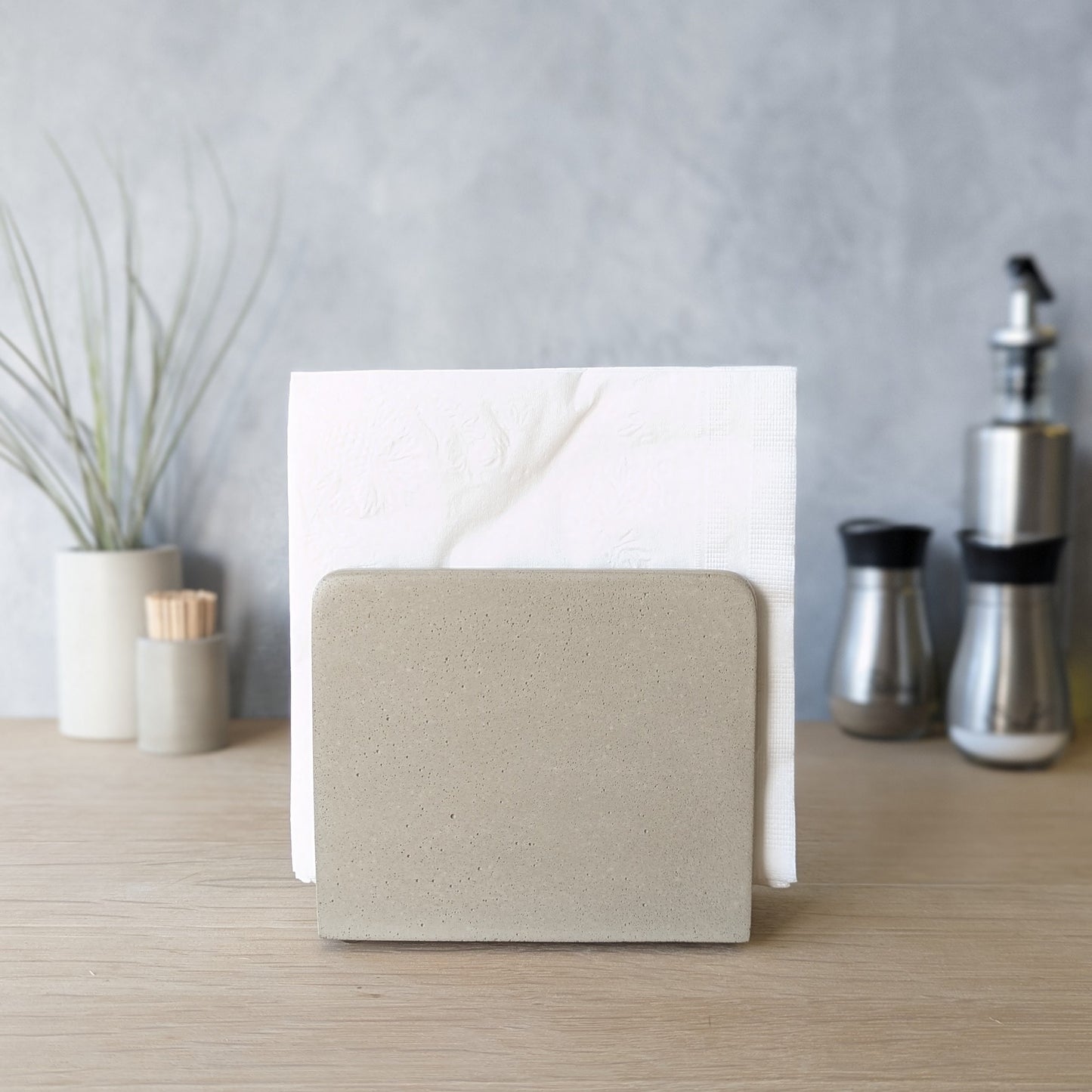 Concrete Dinner Napkin Holder