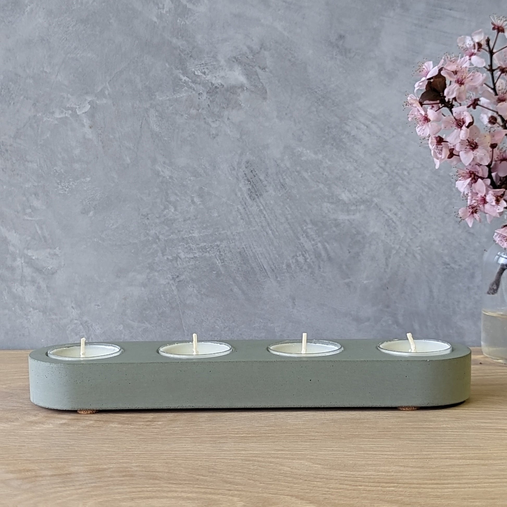 Concrete Tealight Candle Holder