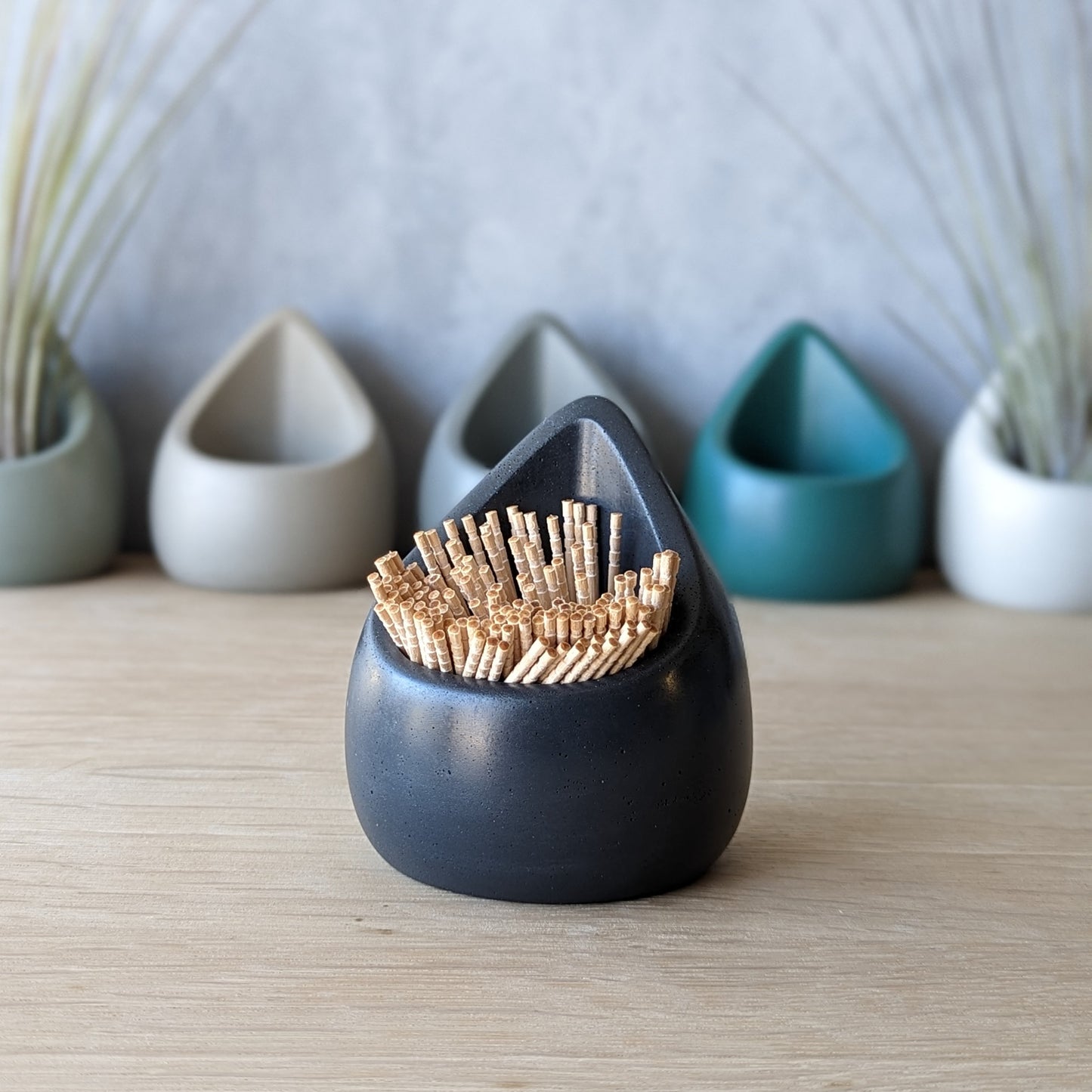 Concrete Toothpick Holder