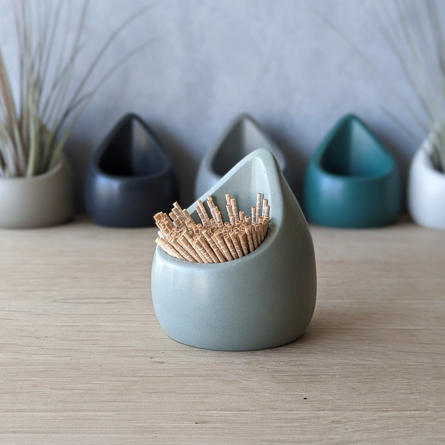 Concrete Toothpick Holder