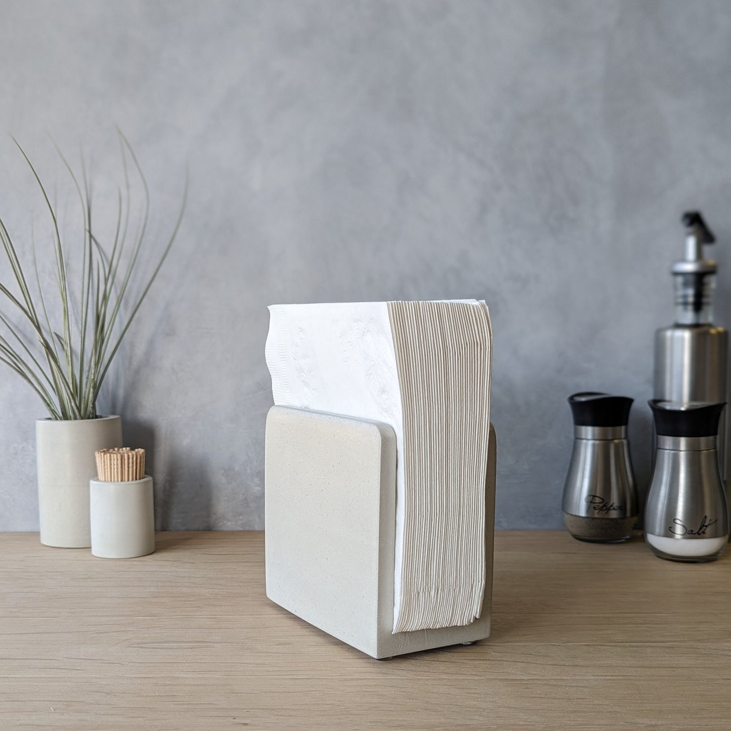 Concrete Dinner Napkin Holder