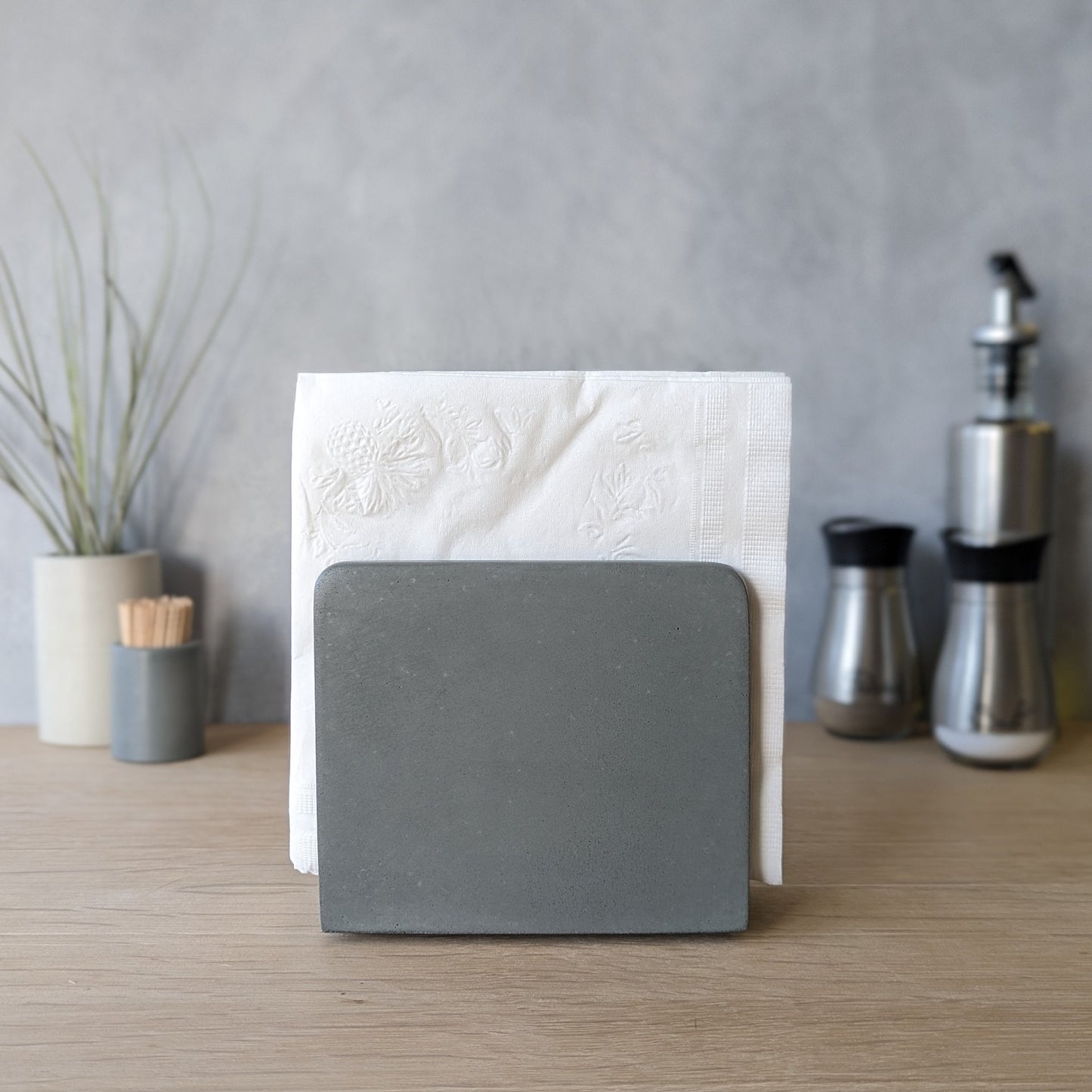 Concrete Dinner Napkin Holder