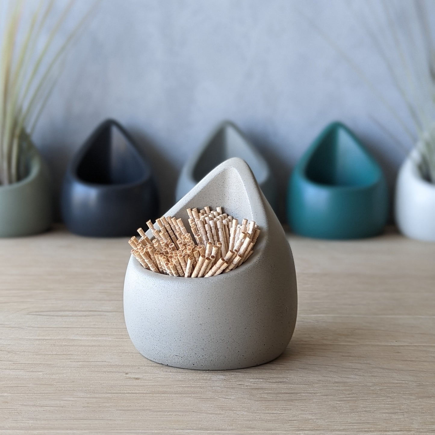 Concrete Toothpick Holder