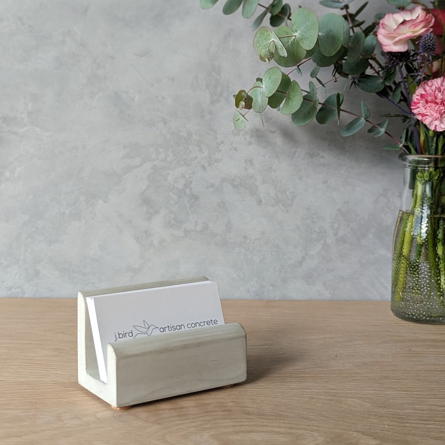 Concrete Business Card Holder