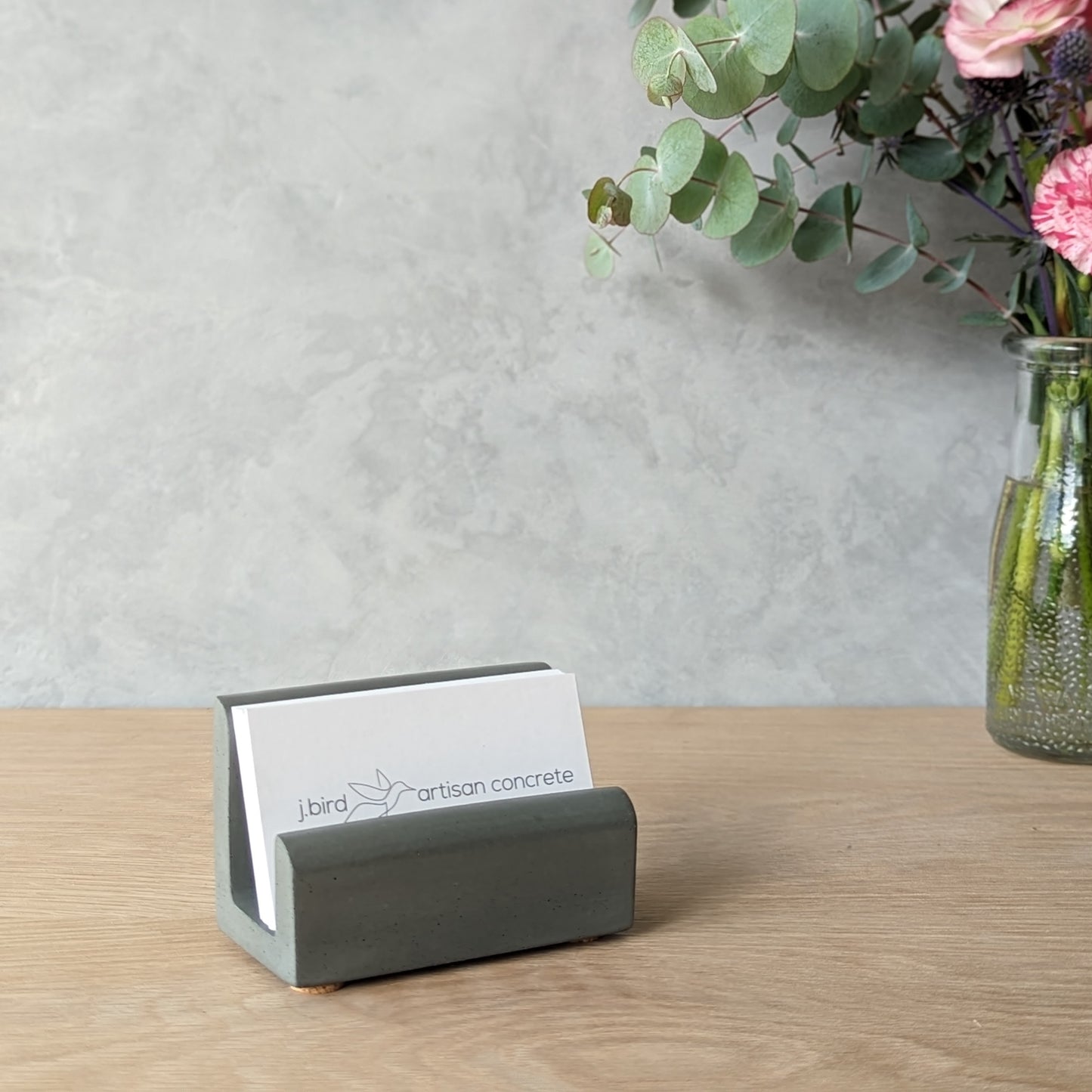 Concrete Business Card Holder