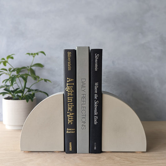 Concrete Bookend Set of 2
