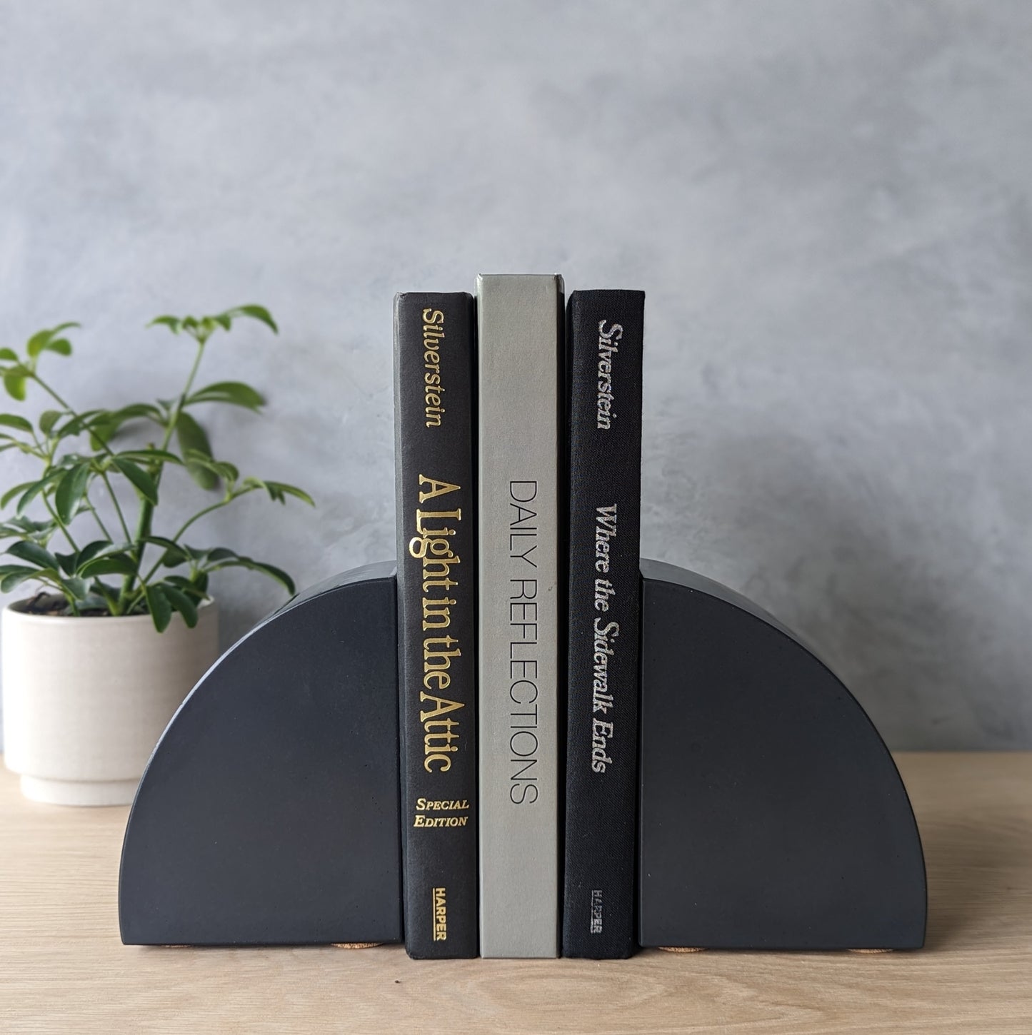 Concrete Bookend Set of 2
