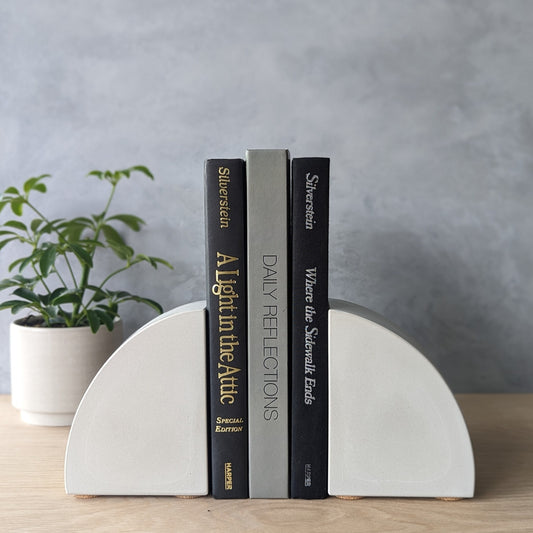 Concrete Bookend Set of 2