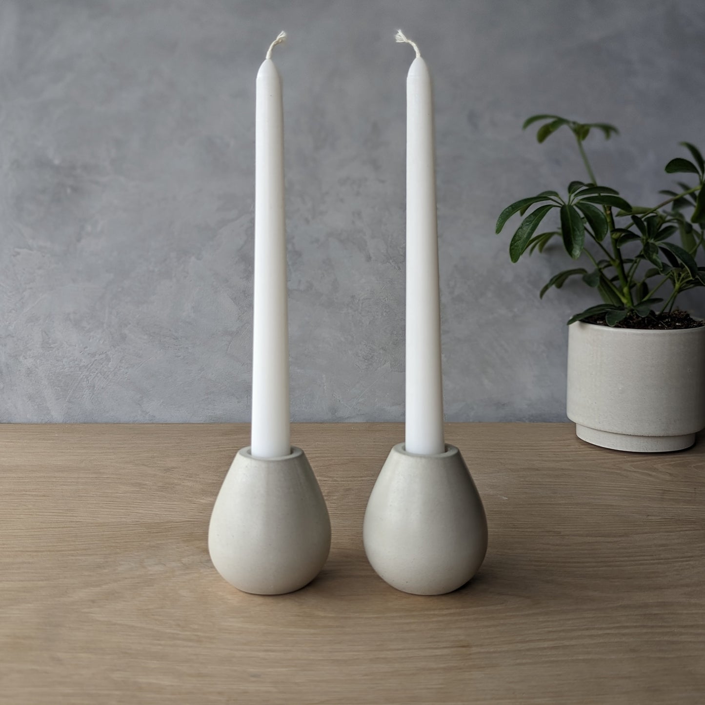 Concrete Candle Holder Set of 2