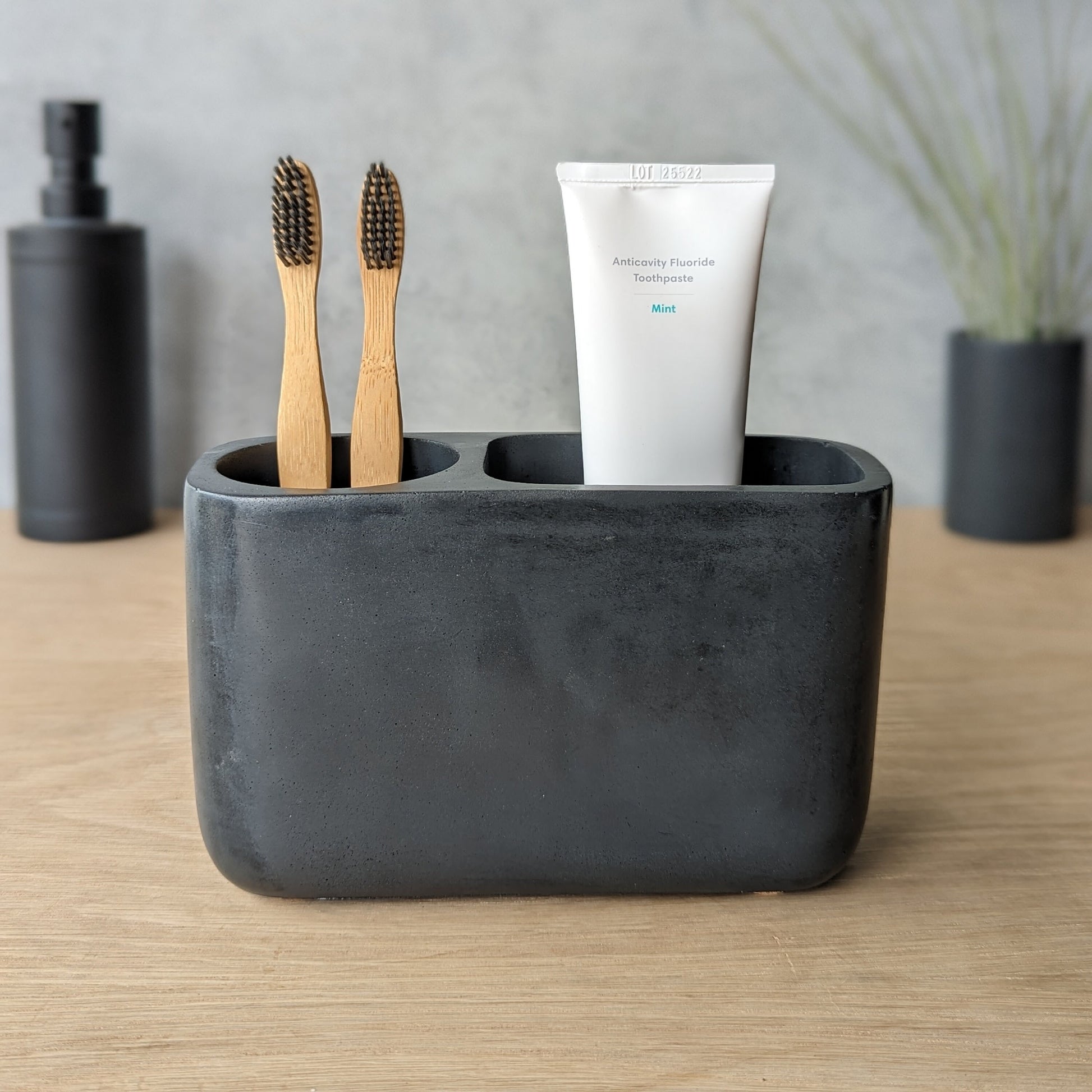 Concrete Toothbrush Holder