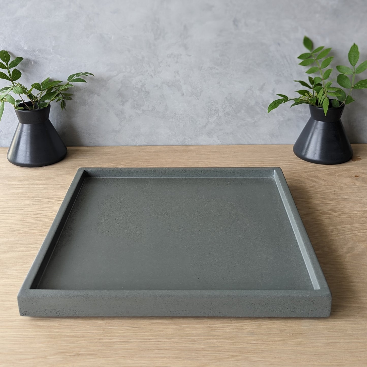 Square Concrete Tray 11.25"