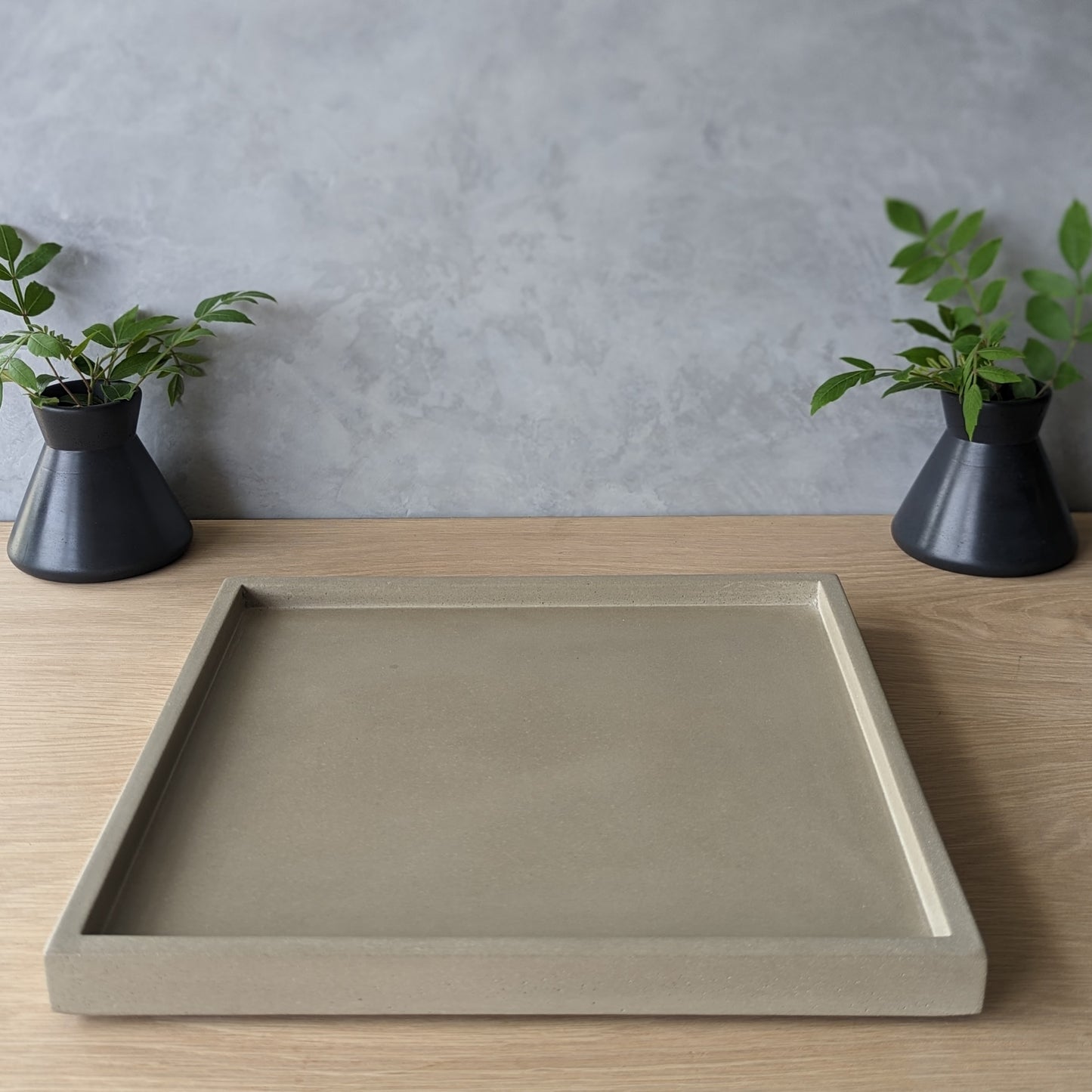 Square Concrete Tray 11.25"