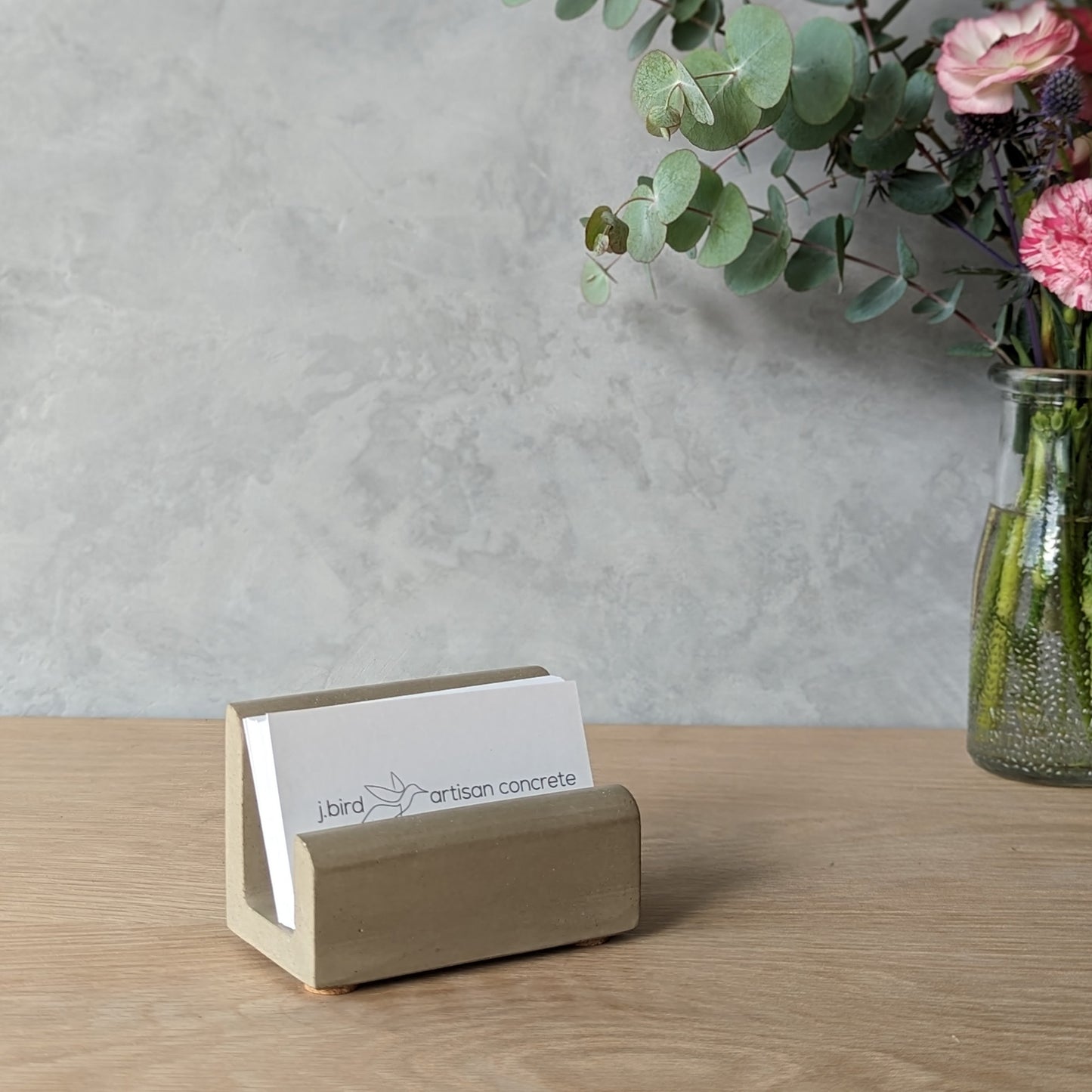 Concrete Business Card Holder