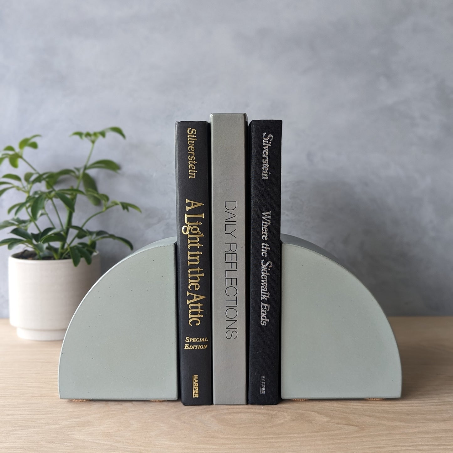Concrete Bookend Set of 2