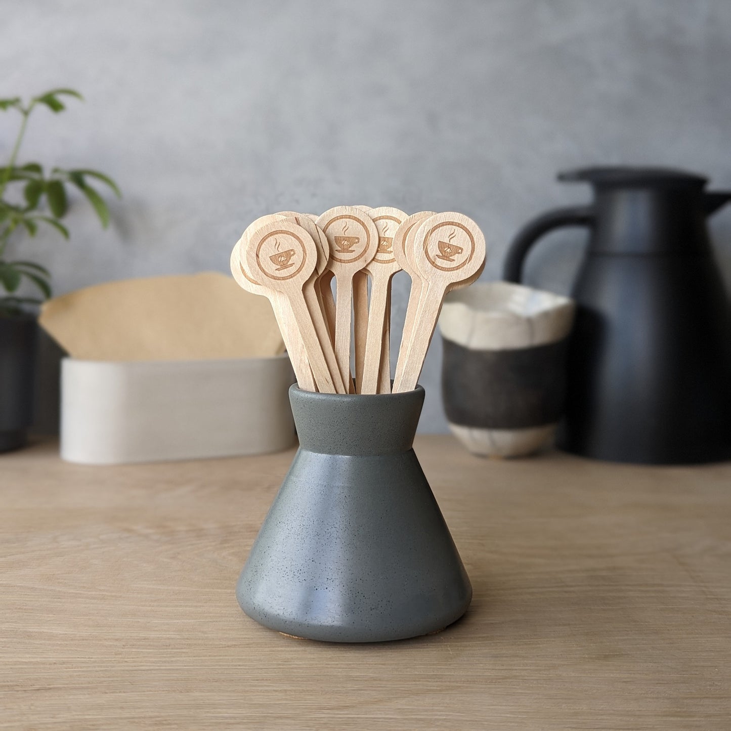 Concrete Coffee Stirrer Holder