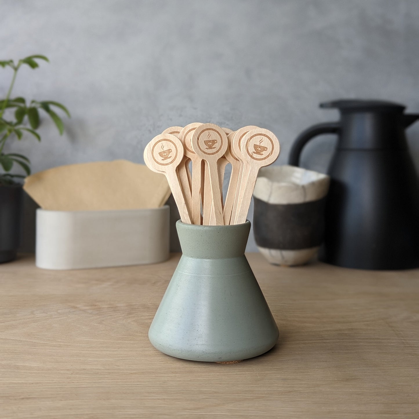 Concrete Coffee Stirrer Holder