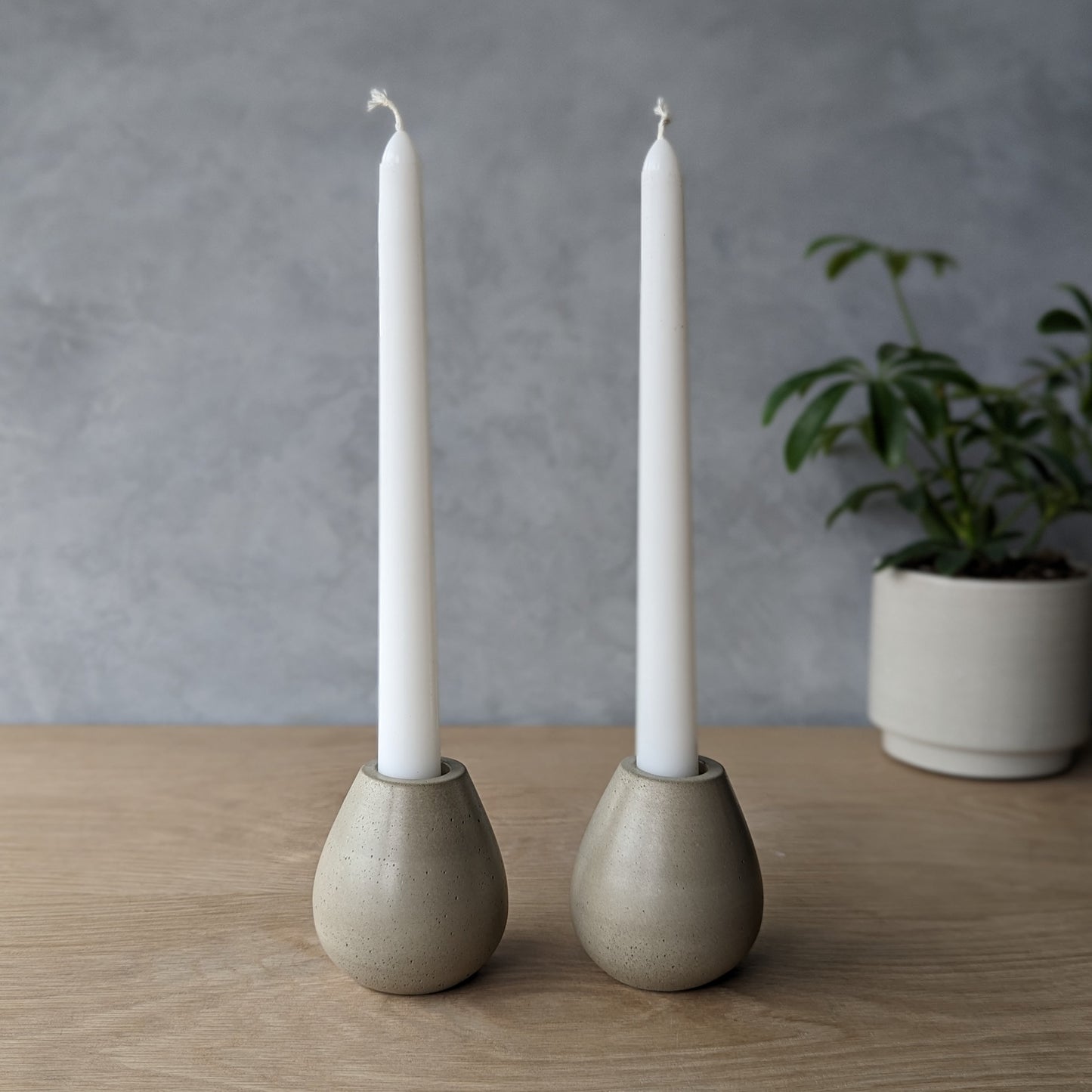 Concrete Candle Holder Set of 2