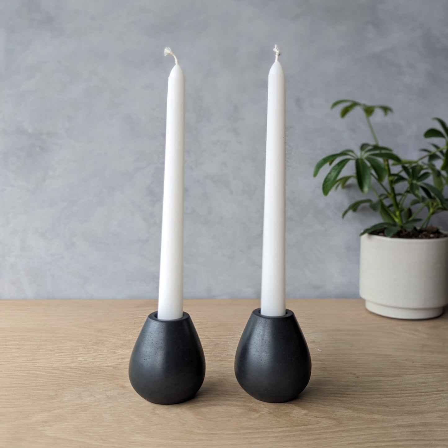 Concrete Candle Holder Set of 2