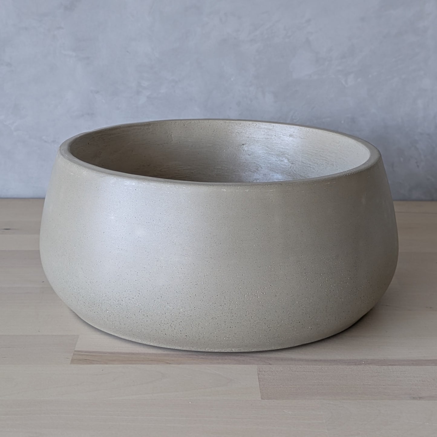 11" Heavy Duty Concrete Planter with Drain Hole
