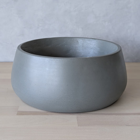11" Heavy Duty Concrete Planter with Drain Hole