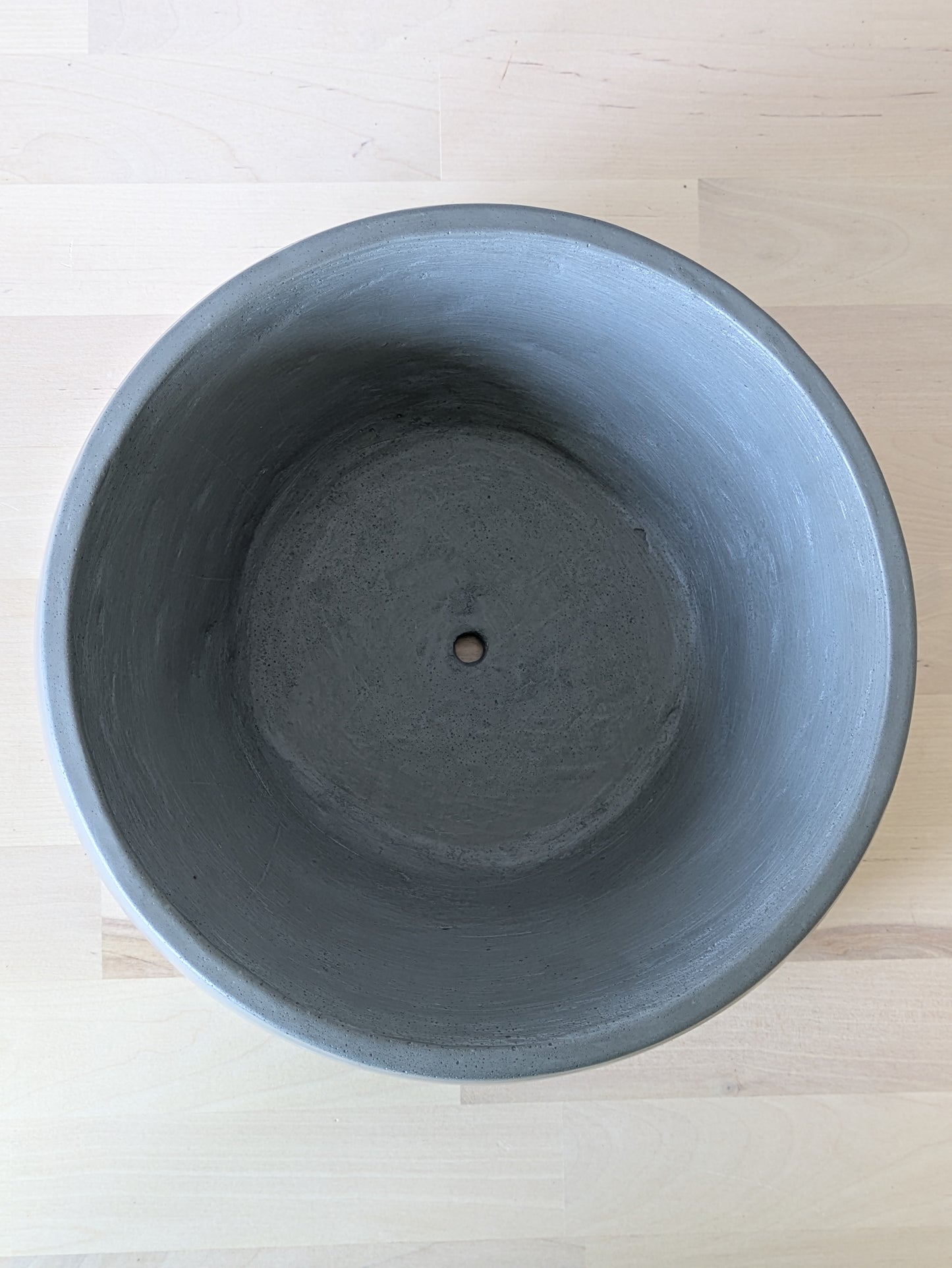 11" Heavy Duty Concrete Planter with Drain Hole