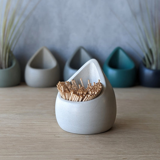 Concrete Toothpick Holder