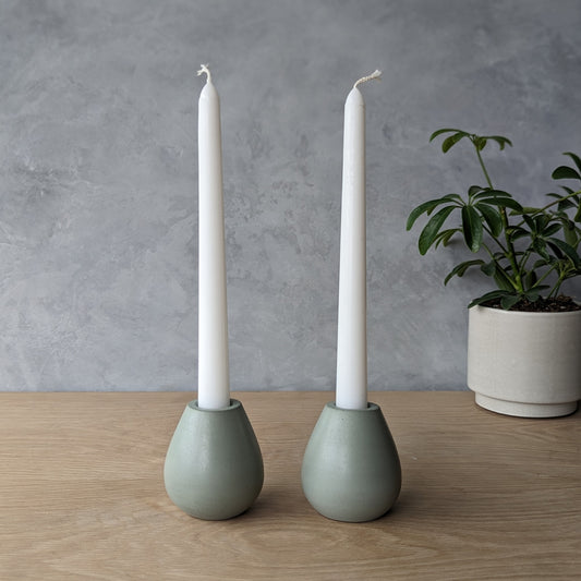 Concrete Candle Holder Set of 2